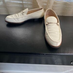 Gucci Cream leather Loafers derby moccasins slides sandals slip ons mules flats7
